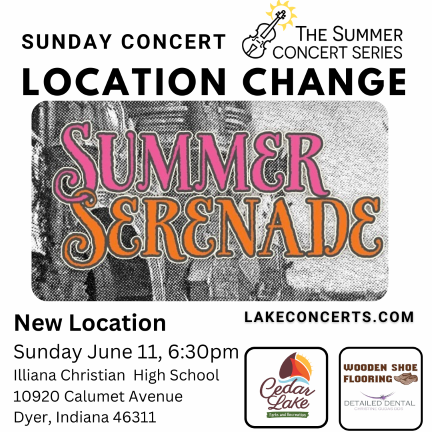 Summer Concert Change of Venue