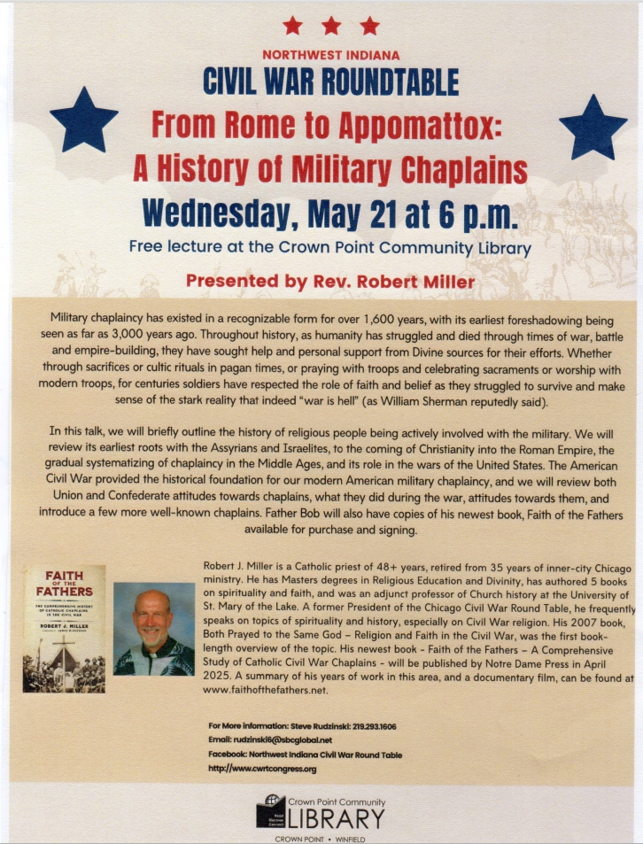From Rome to Appomattox A History of Military Chaplains
